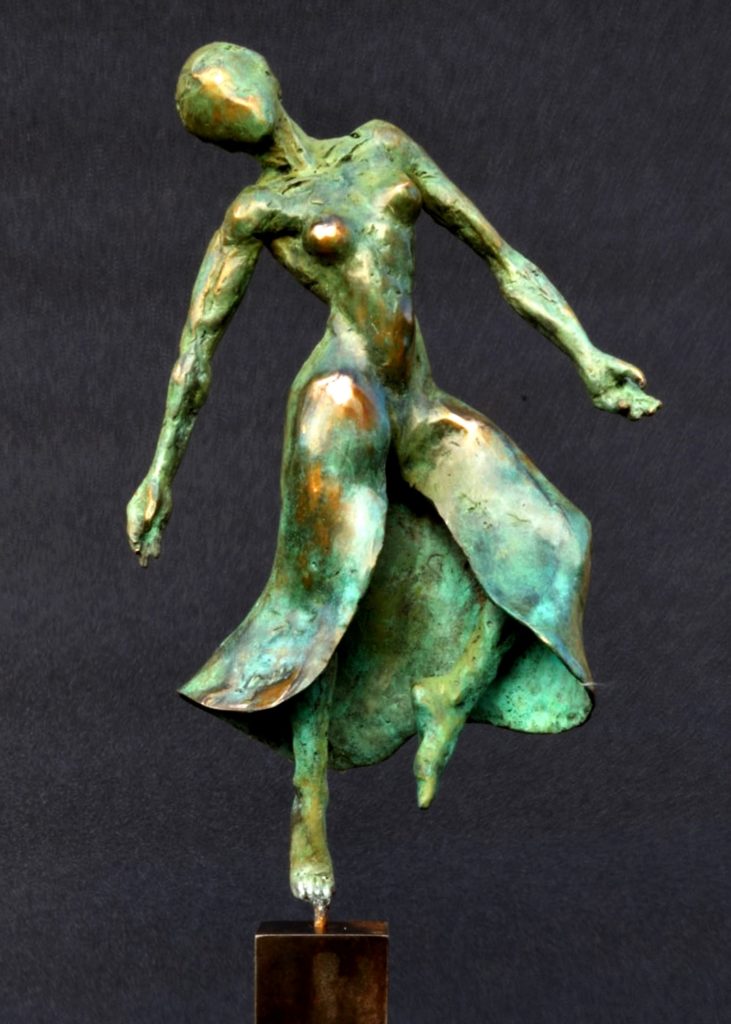 sculpture danseuse en bronze